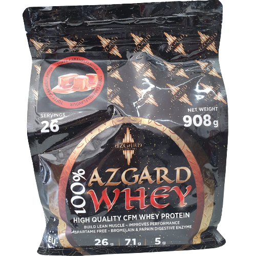 Azgard Whey Protein Toffee-Caramel 908g