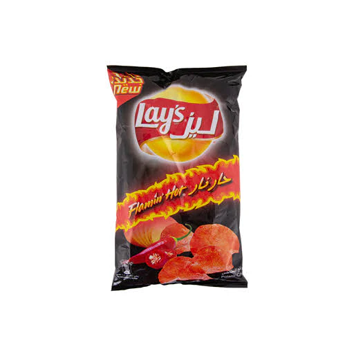 Lays chips  flaming hot 165 gm 