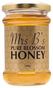 Mrs B's Pure Blossom Honey Jar Full 340g