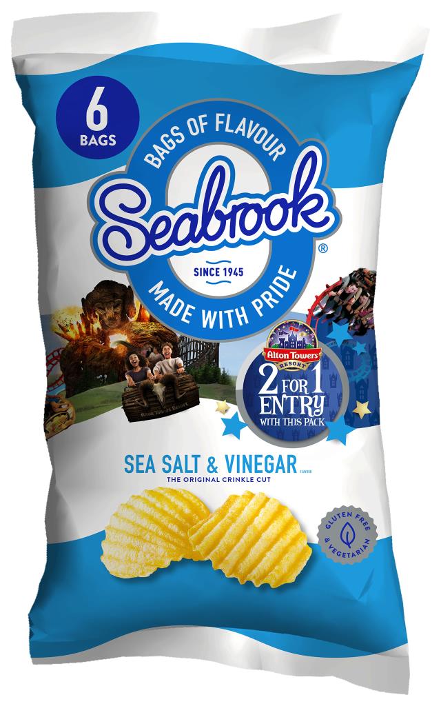 Kensington Brunei Seabrook Salt & Vinegar Crisps (Gluten Free