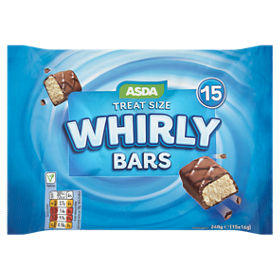 ASDA Treat Size Whirly Bars (Multipack 15) 240g