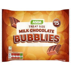 ASDA Treat Size Milk Chocolate Bubbles (Multipack 15)150g