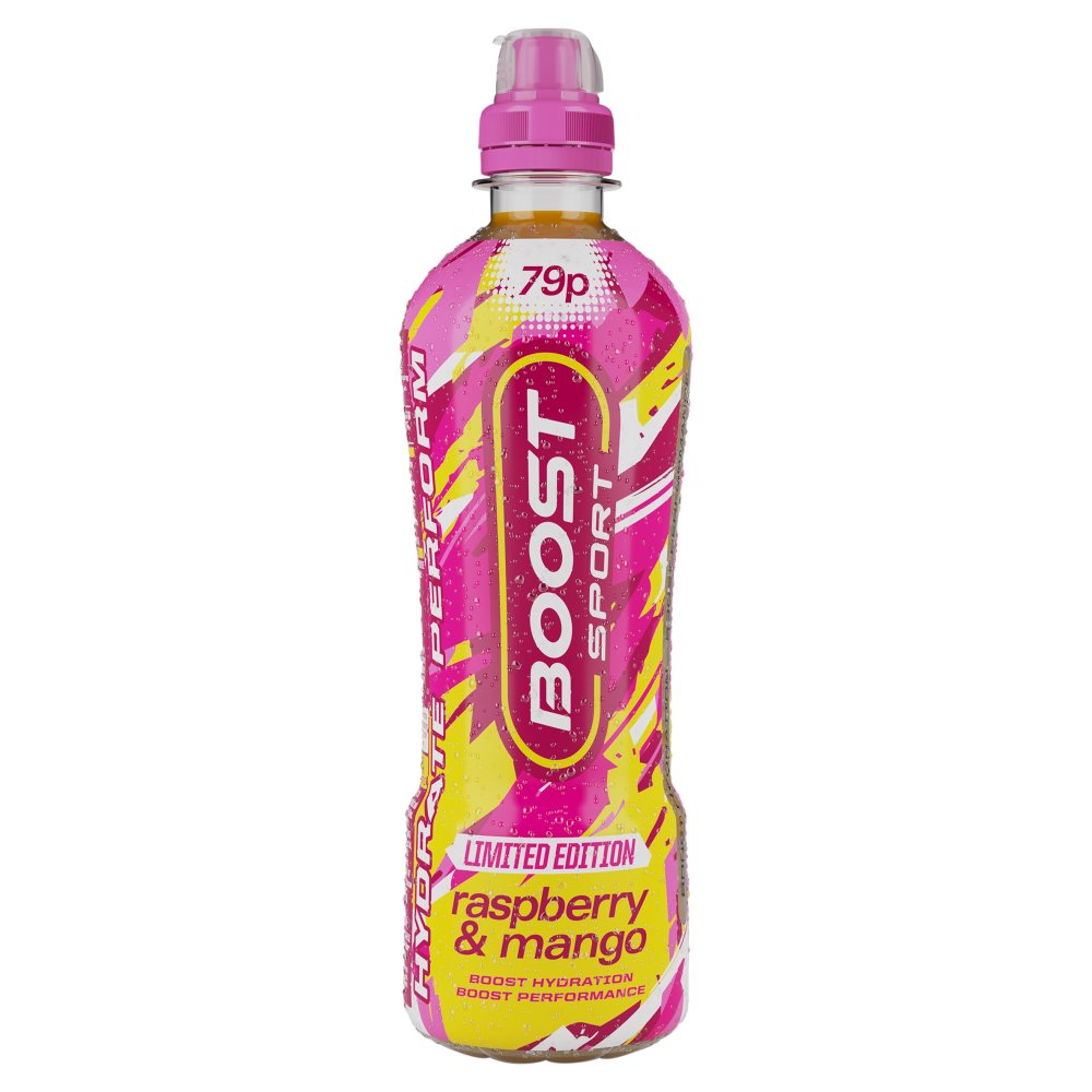Boost Sport Raspberry and Mango Limited Edition 500ml