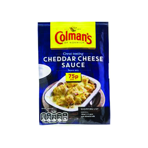 Colman's Cheddar Cheese Sauce Sachet 40gm