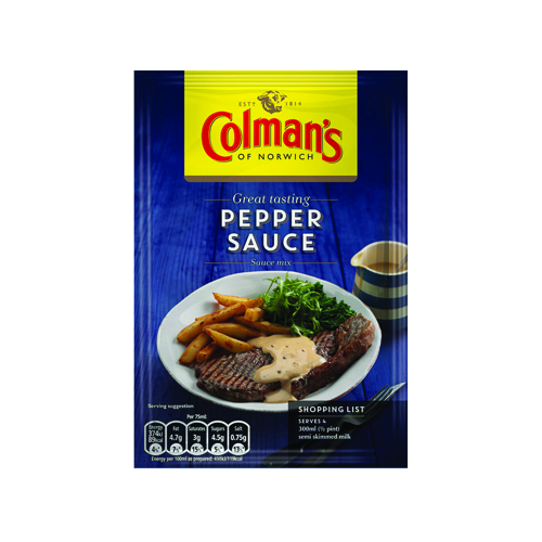 Colman's Pepper Sauce Sachet 40g