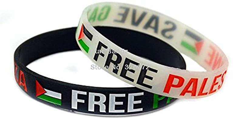 Free Palestine Rubber Bracelet (All Colours)