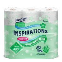 Freedom Perfumed Tissues Aloe Vera 2ply