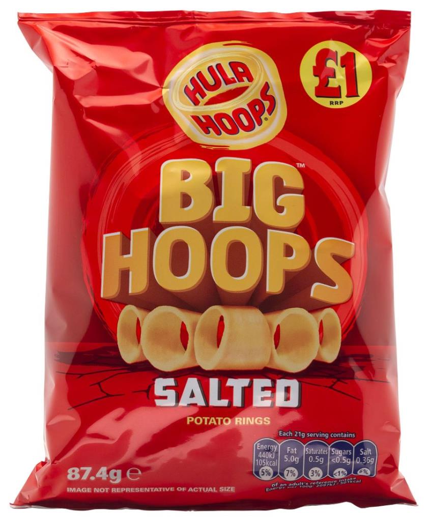 Hula Hoops Big Hoops Original Crisps 80g