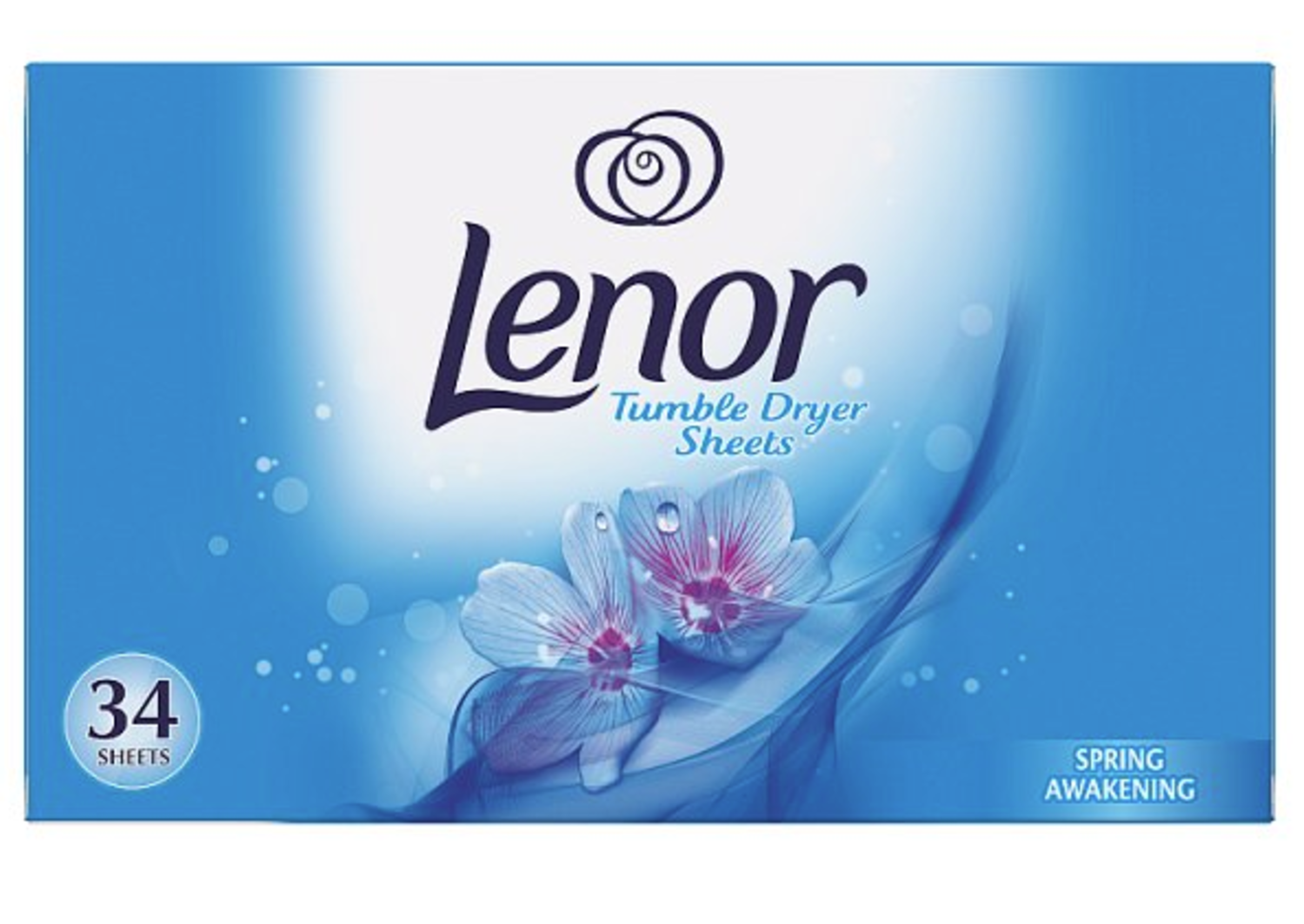 Lenor Tumble Dryer Sheets Spring Awakening 34 Sheets