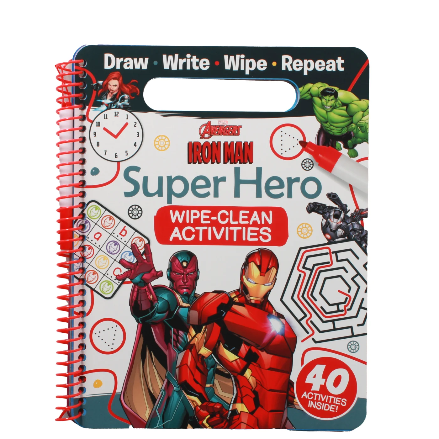 Marvel Avengers Activities Wipe Clean