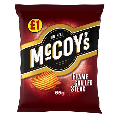 McCoy's Flame Grilled Steak Crisps 65g