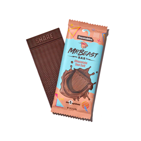 Mr Beast Feastables Sea Salt Choc 60g