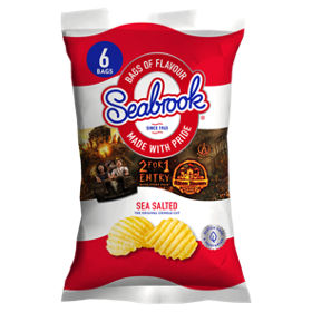 Seabrook Sea Salted Potato Crisps (Multipack 6)