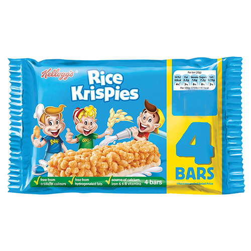 Kellogg's Rice Krispies Cereal Bar (Multipack 4) 80g