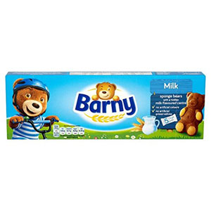 Barny Milk Sponge Bear Cakes (Multipack) 150g