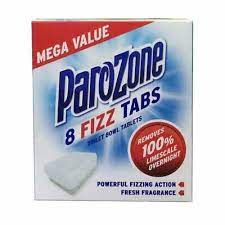 Parozone Toilet Fizz Tablets Limescale Remover 8s