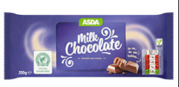 Kensington Brunei - ASDA Milk Chocolate Bar 200g