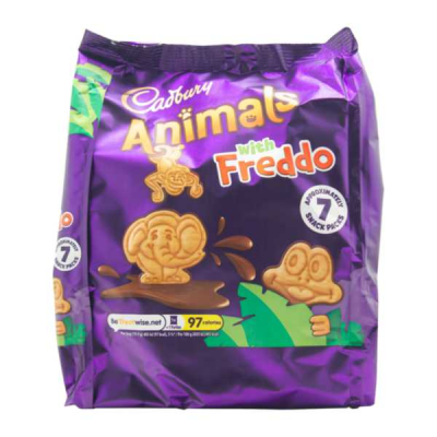 Cadbury's Freddo Mini Animal Biscuits 7 Pack 139.3g