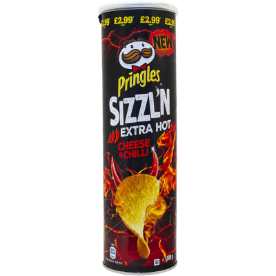 Pringles Sizzl'n Cheese & Chilli 180g