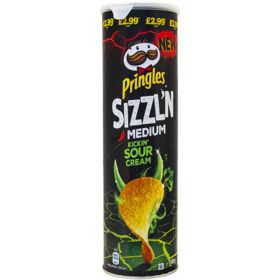 Pringles Sizzl'n Kickin' Sour Cream 180g