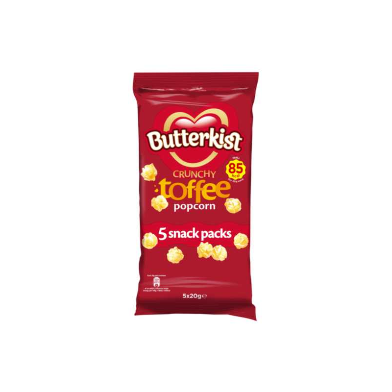 Butterkist Crunchy Toffee Popcorn (Multipack 5)