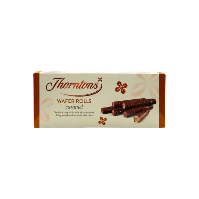 THORNTONS CHOCOLATE CARAMEL WAFERS 110G