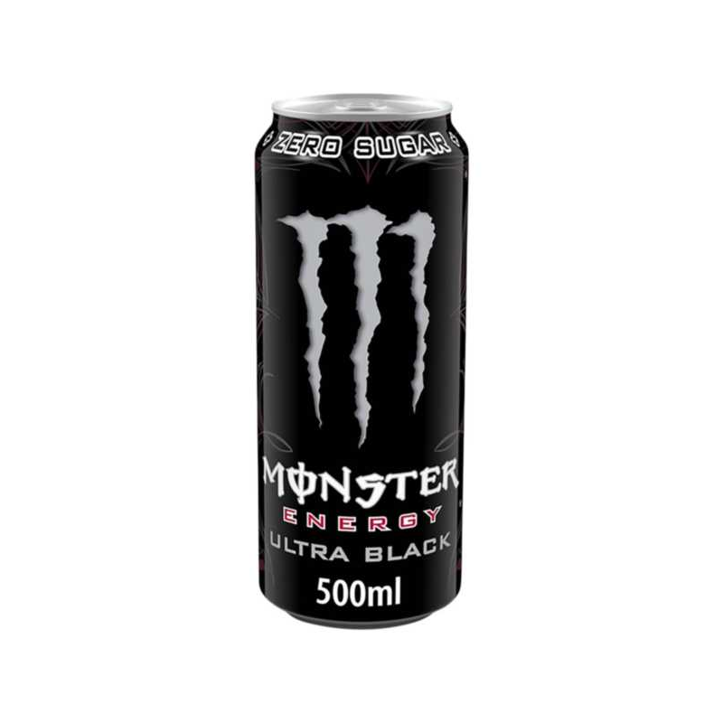 Monster Ultra Black Energy Drink 500ml